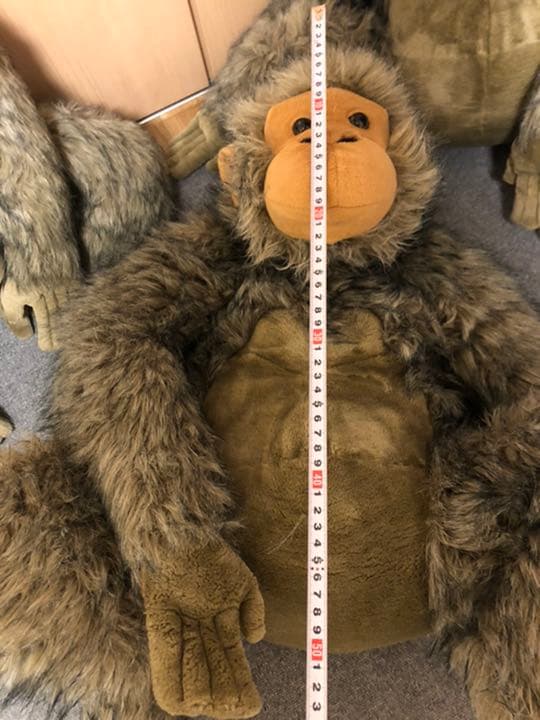 ジャンボ オラウータぬいぐるみ 2匹セット