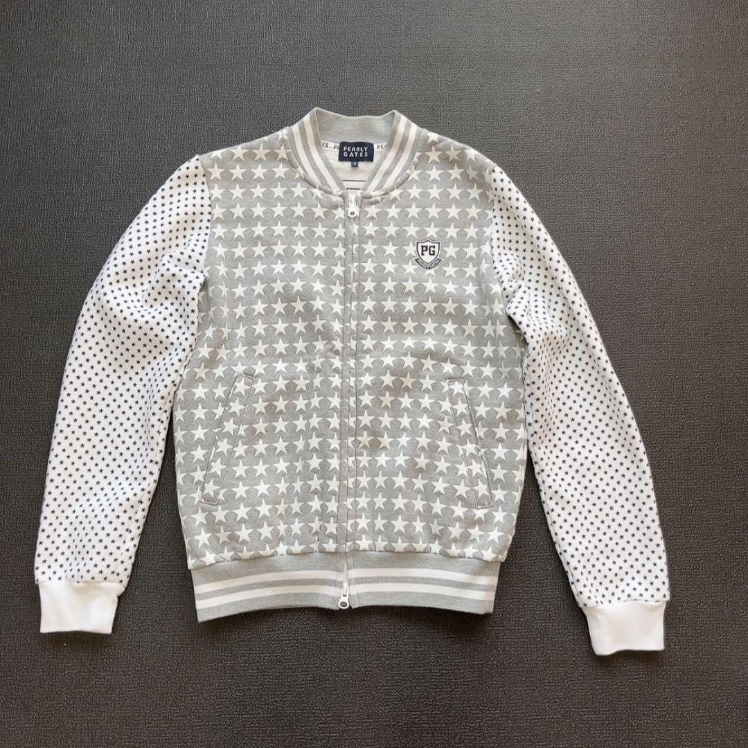 美品　パーリーゲイツ　裏起毛　セットアップ　ジャケット　スカート　星　スター