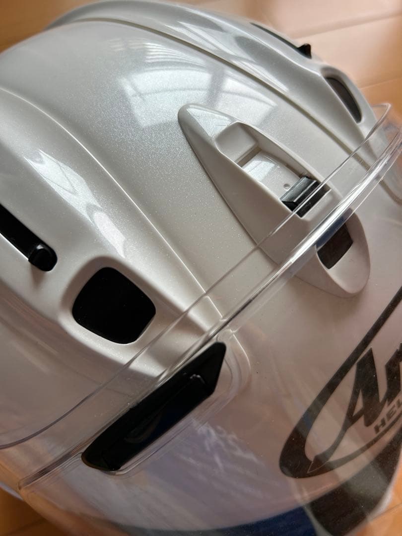 パ*ダ様 美品 Arai RX-7X 57-58㎝グラスホワイト ヘルメット ア