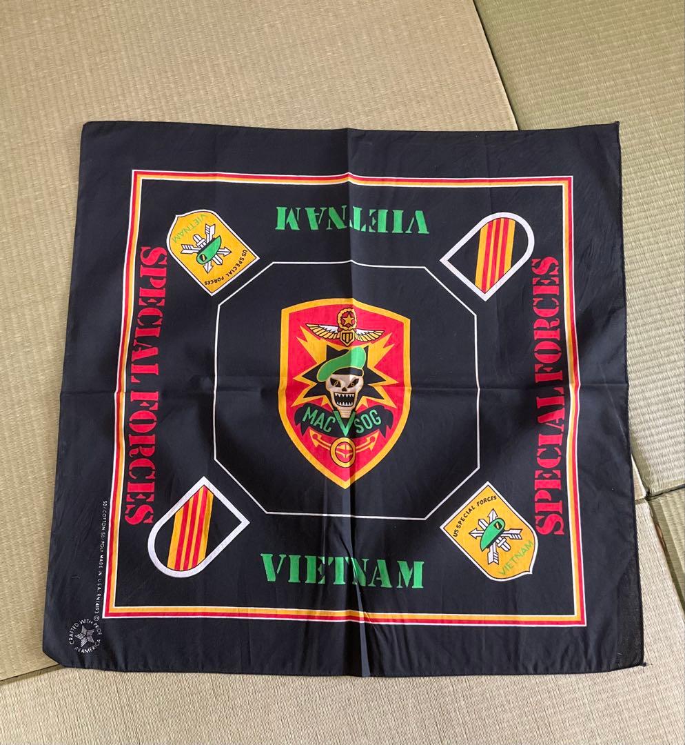 MAC V SOG Special Forces バンダナ　ヴィンテージ