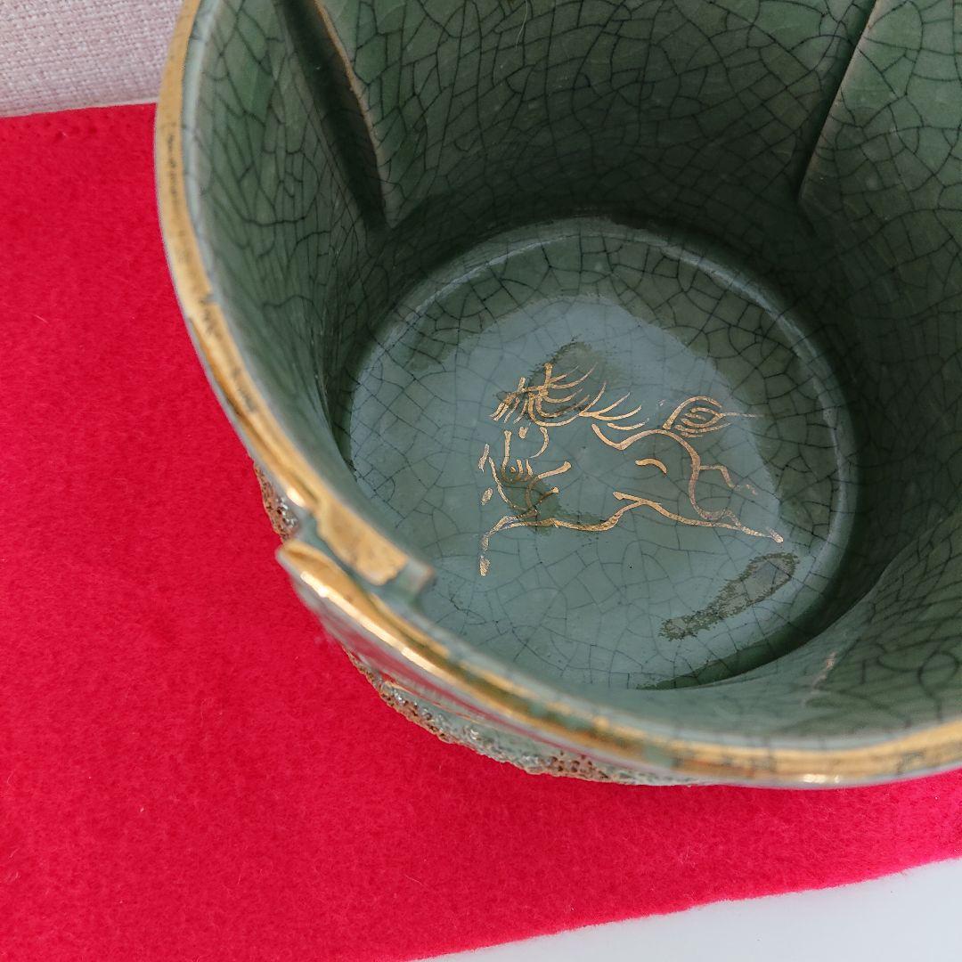 相馬焼  建水   希少 美品