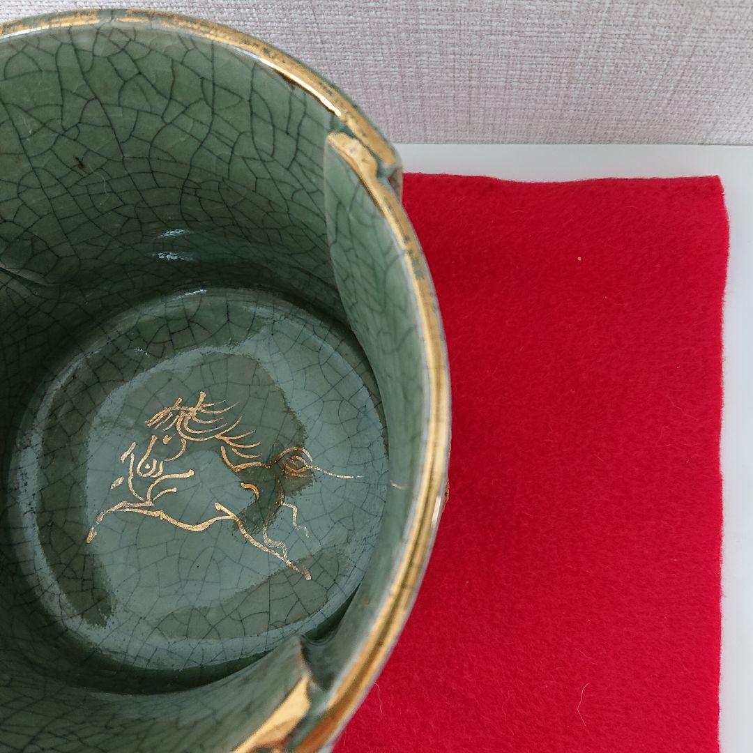 相馬焼  建水   希少 美品