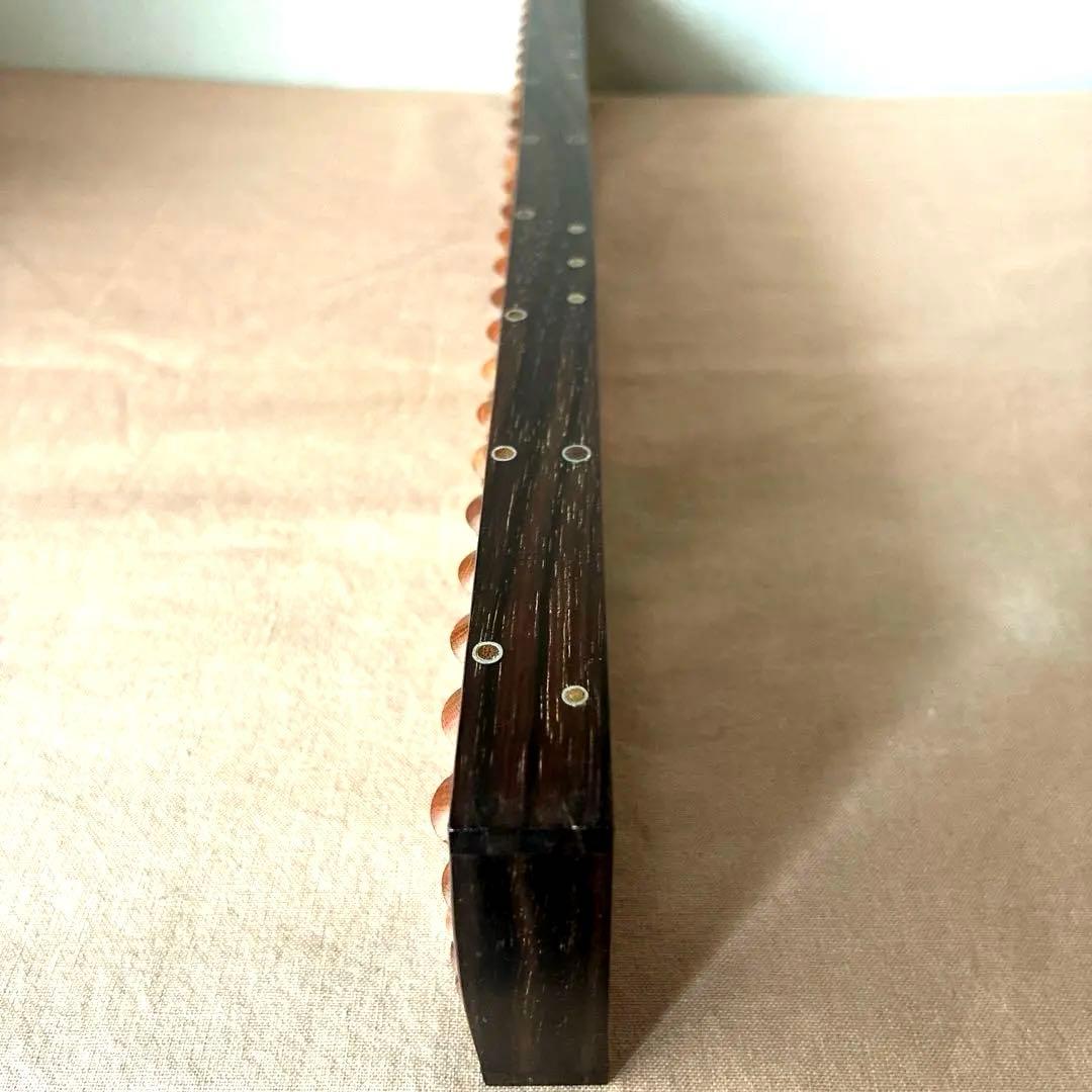 【業界の立役者 美術品級】雲州そろばん 岡田光信【最高級の梅玉 縞黒檀 27桁】