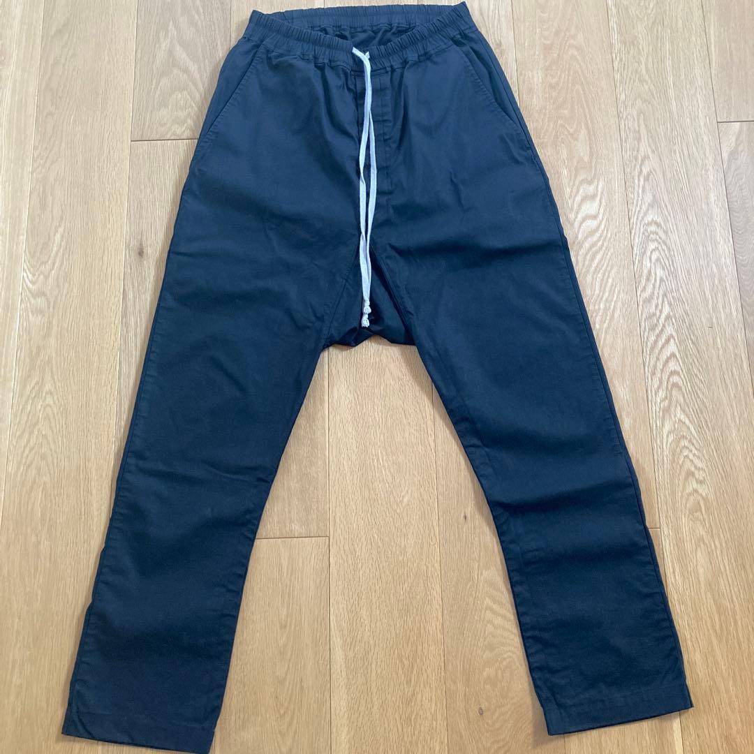 Rick owens drawstring long サルエルパンツ