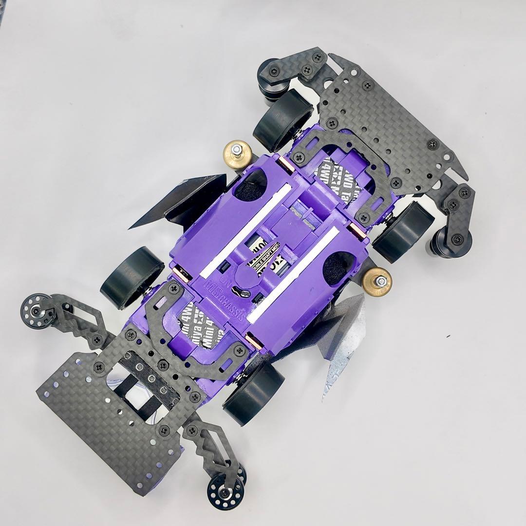 ミニ四駆　完成品　MSフレキ　アバンテmk3 アズール full custom