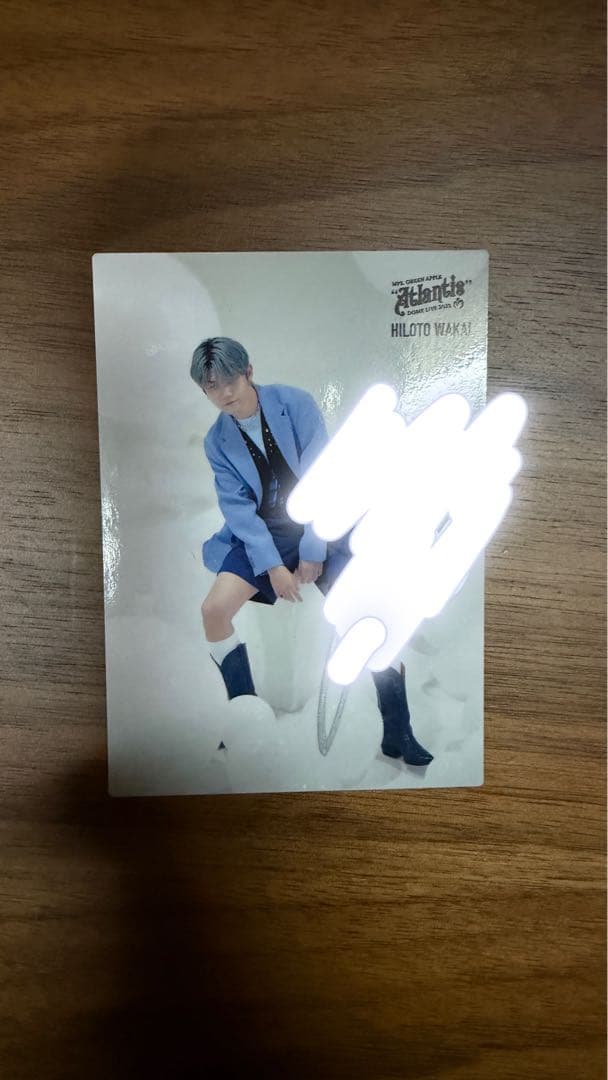 Mrs. GREEN APPLE 若井滉斗サイン入り フォトカード