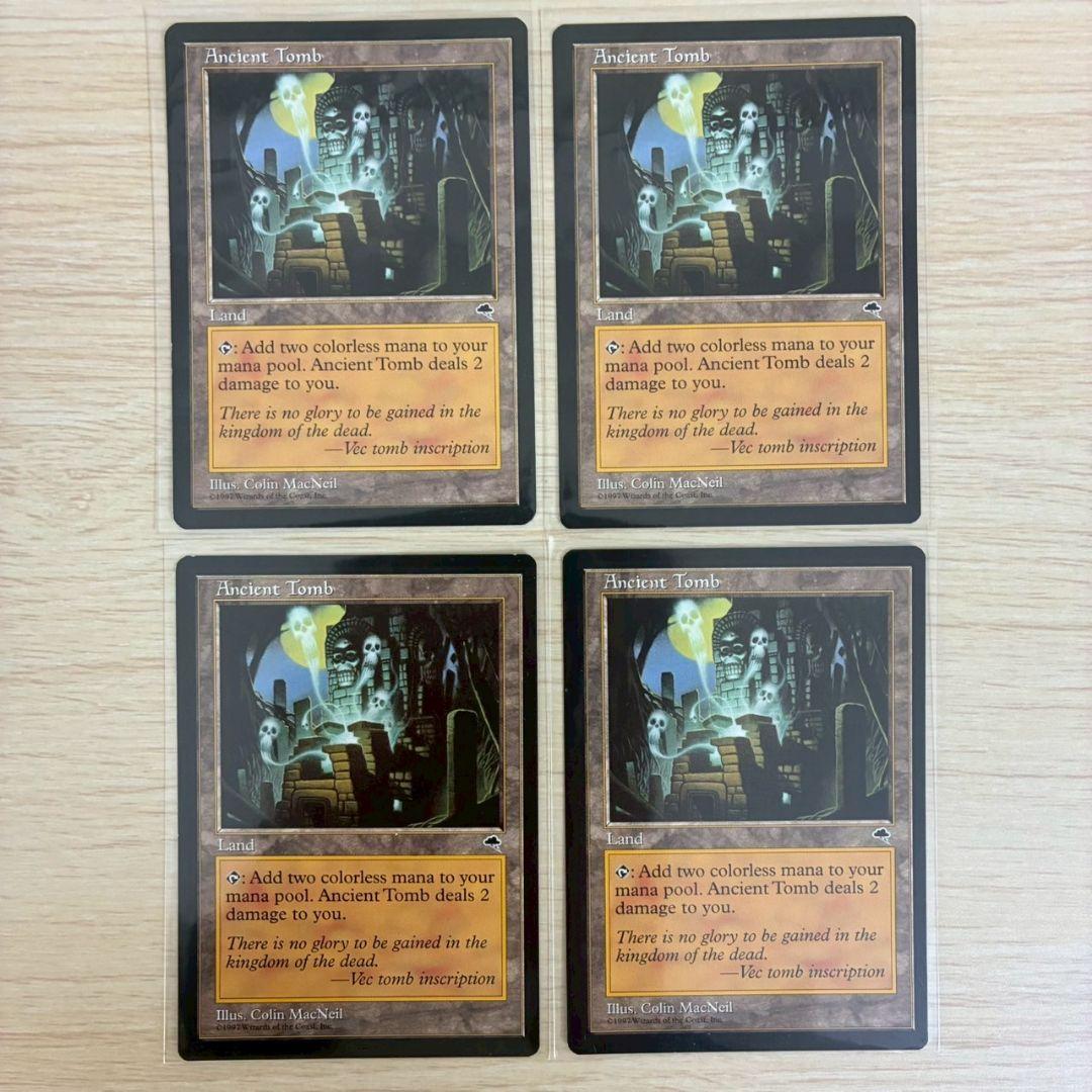 MTG Ancient Tomb 古の墳墓 4枚セット 英語版 テンペスト