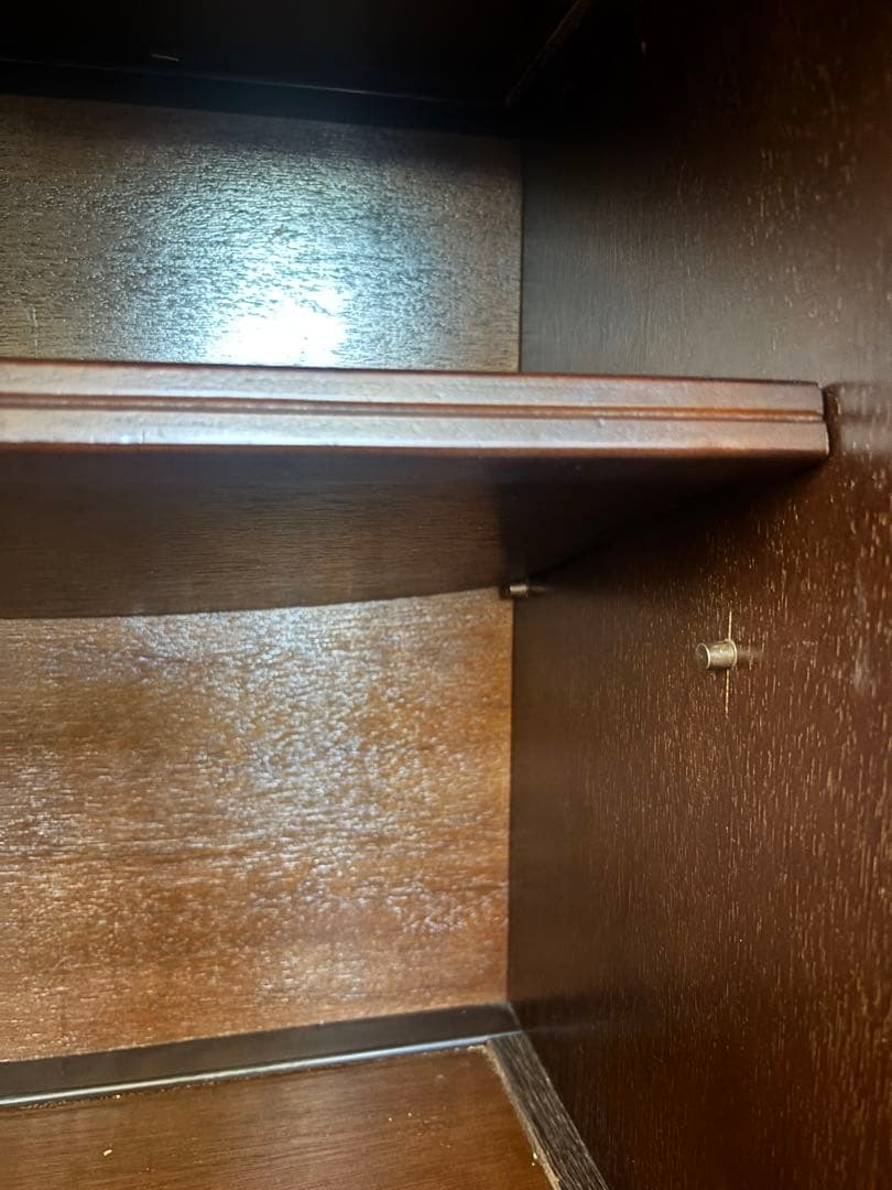 英国クラシック キャビネット アンティーク 食器棚 飾り棚 カップボード 収納