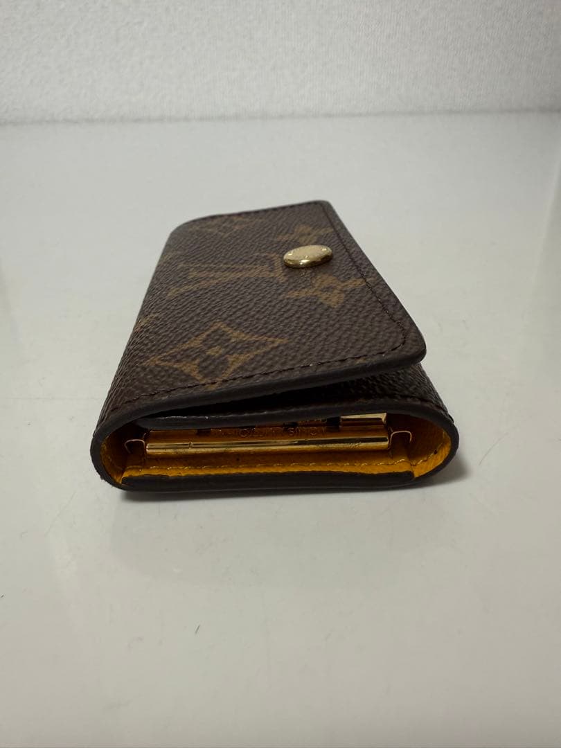 ルイヴィトン モノグラム ミュルティクレ4 ジョーヌドール キーケース