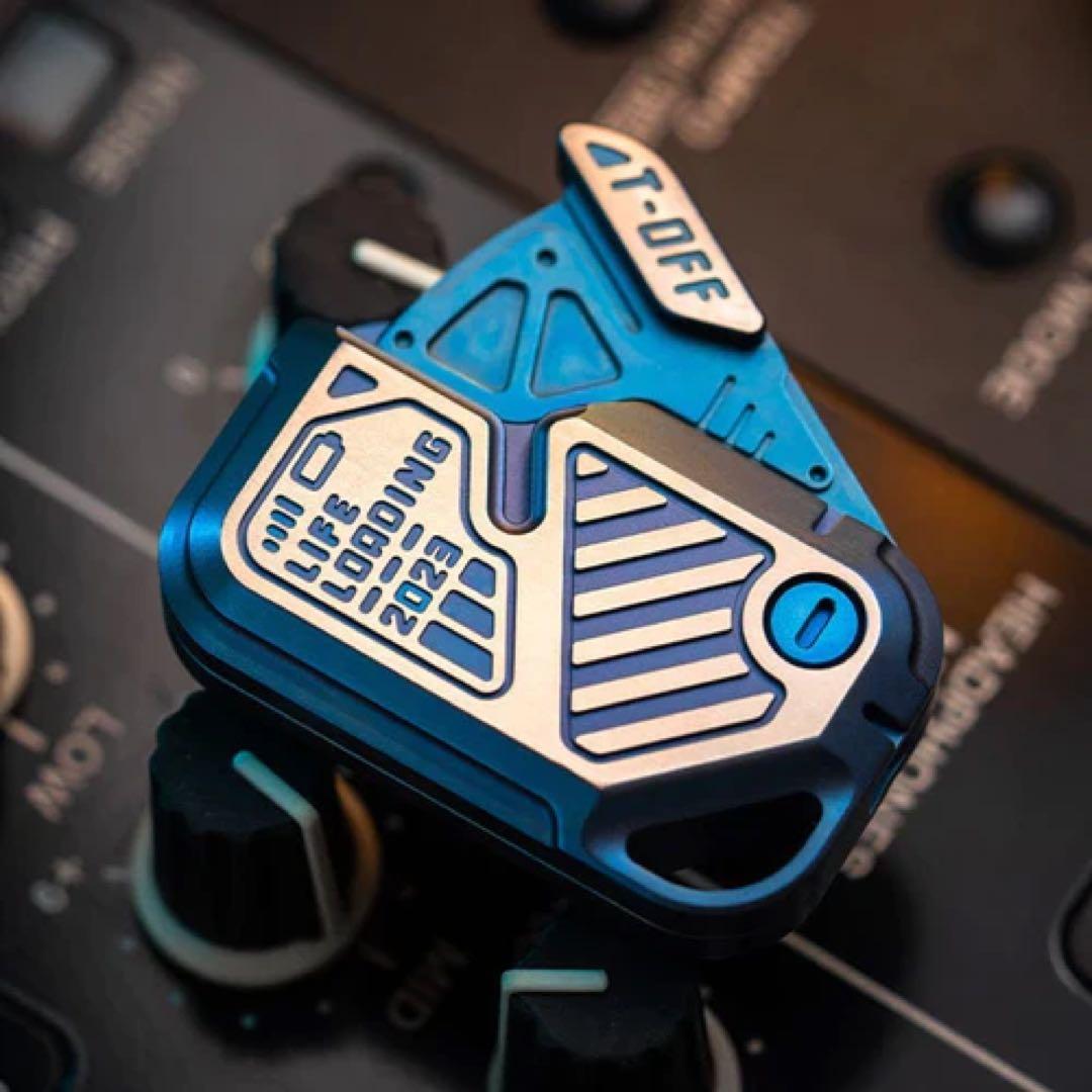 01 ZERO ONE EDC POP フィジェット トイ スライダー チタン