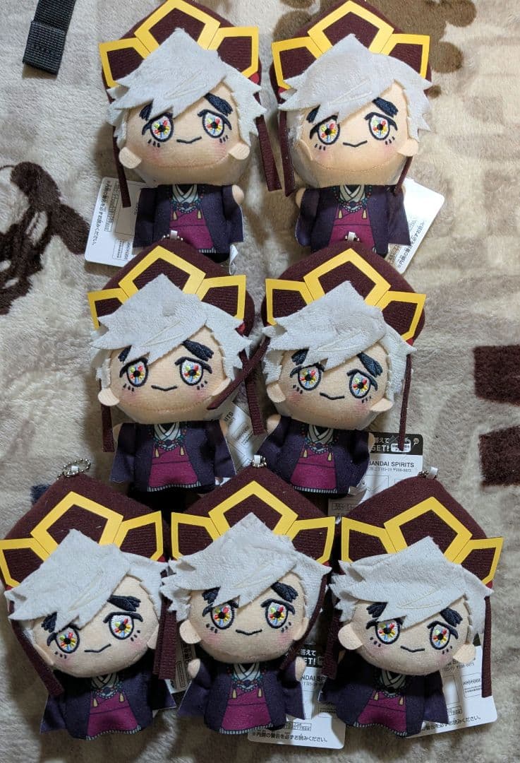 鬼滅の刃 ちびぐるみ 童磨 vol.6 ぬいぐるみ　7体