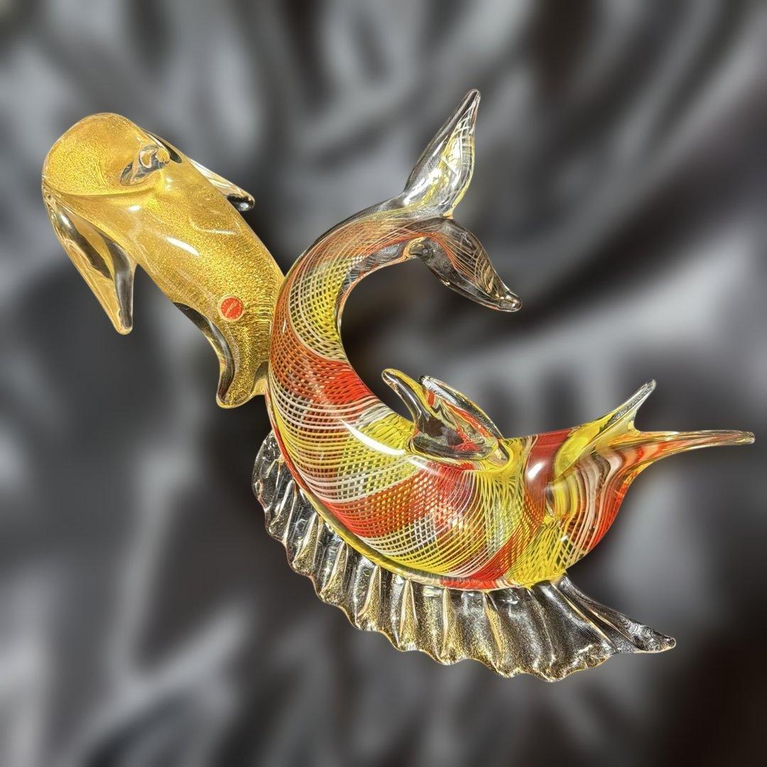 ベネチアンガラス ムラーノガラス カジキマグロ オブジェ イタリア