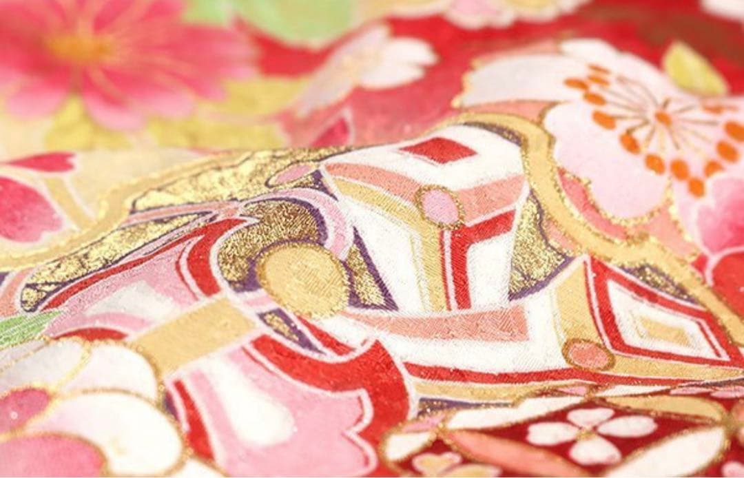 美品　振袖6点セット　成人式　振袖　正絹　袋帯 19