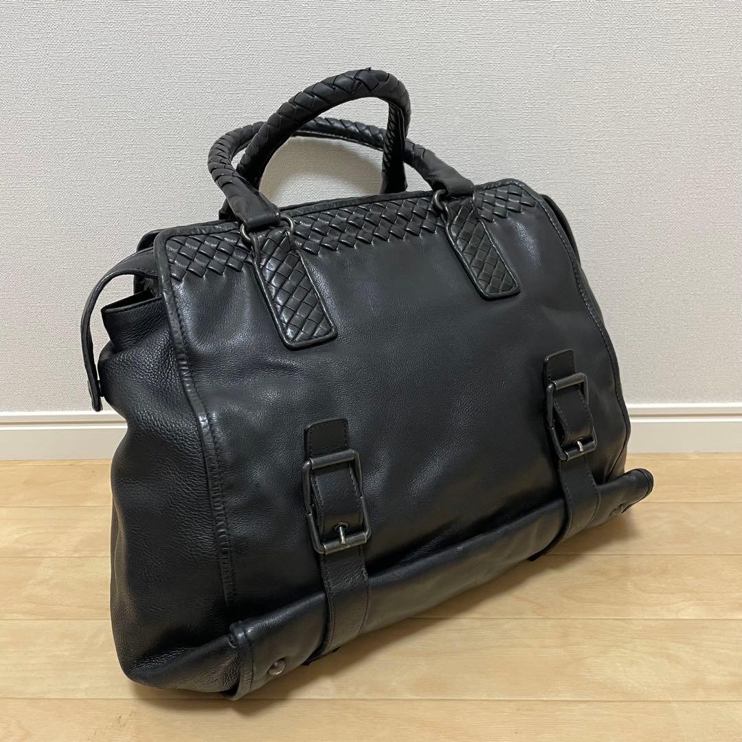 ■BOTTEGA VENETA（ボッテガ）良品 /ハンドバッグ/ ブラック 黒