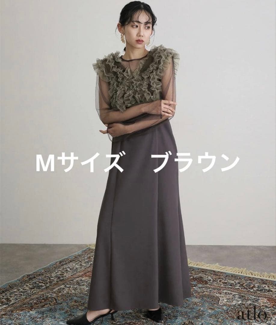 atlo 袖あり&ミモレ丈3点セット結婚式　 エト　ユニヴェール