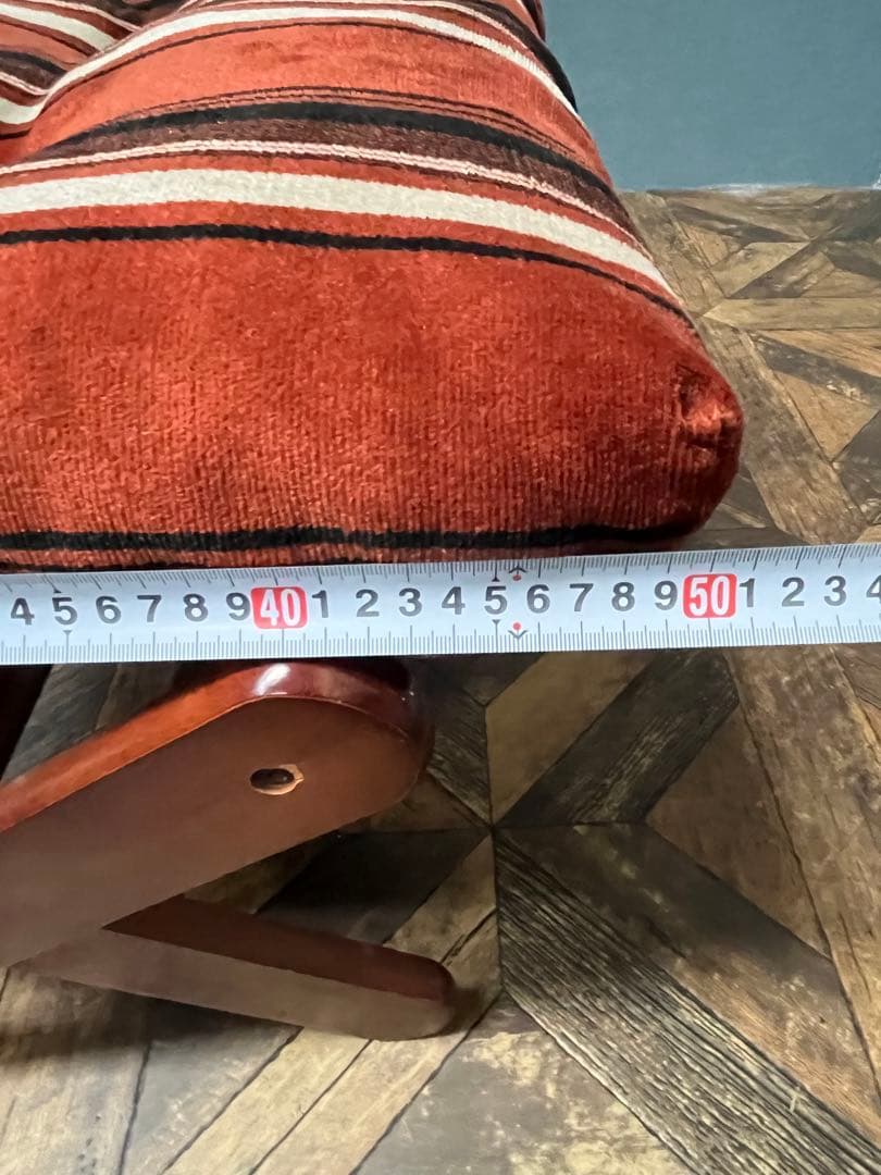 ＴＡＪＩ＊オットマン スツール 椅子 インテリア アンティーク 昭和レトロ