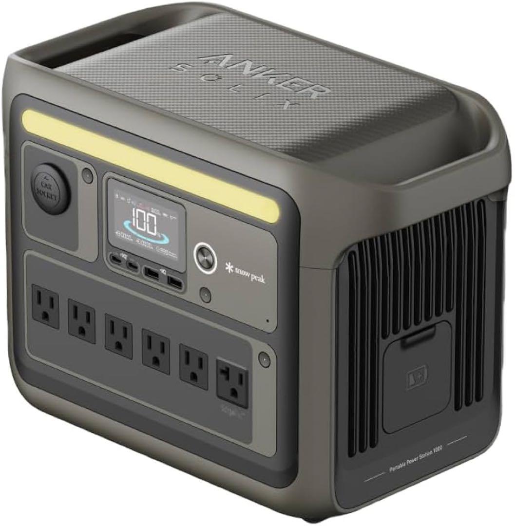 発電機・ポータブル電源 Anker Portable Power Station 1000 2/3
