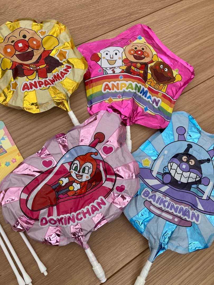 アンパンマン　おもちゃまとめ売り　レジスター　ボンゴ　ふうせんやさん　ぬいぐるみ