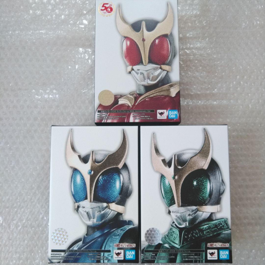 真骨彫　仮面ライダークウガ　マイティフォーム　ドラゴンフォーム　ペガサスフォーム