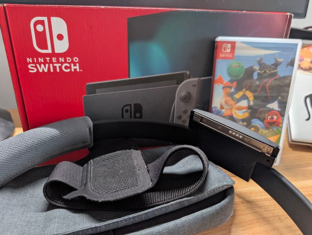 Nintendo Switch グレー 本体 リングフィット付き