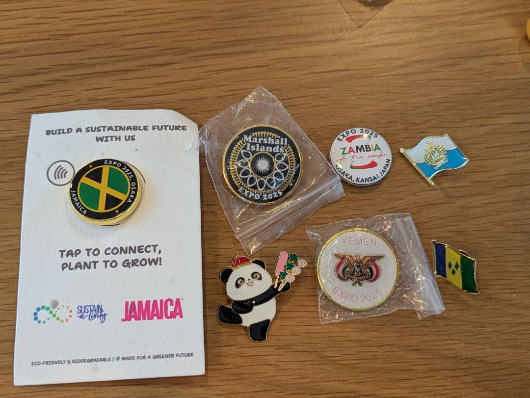 大阪万博　ピンバッジセット
