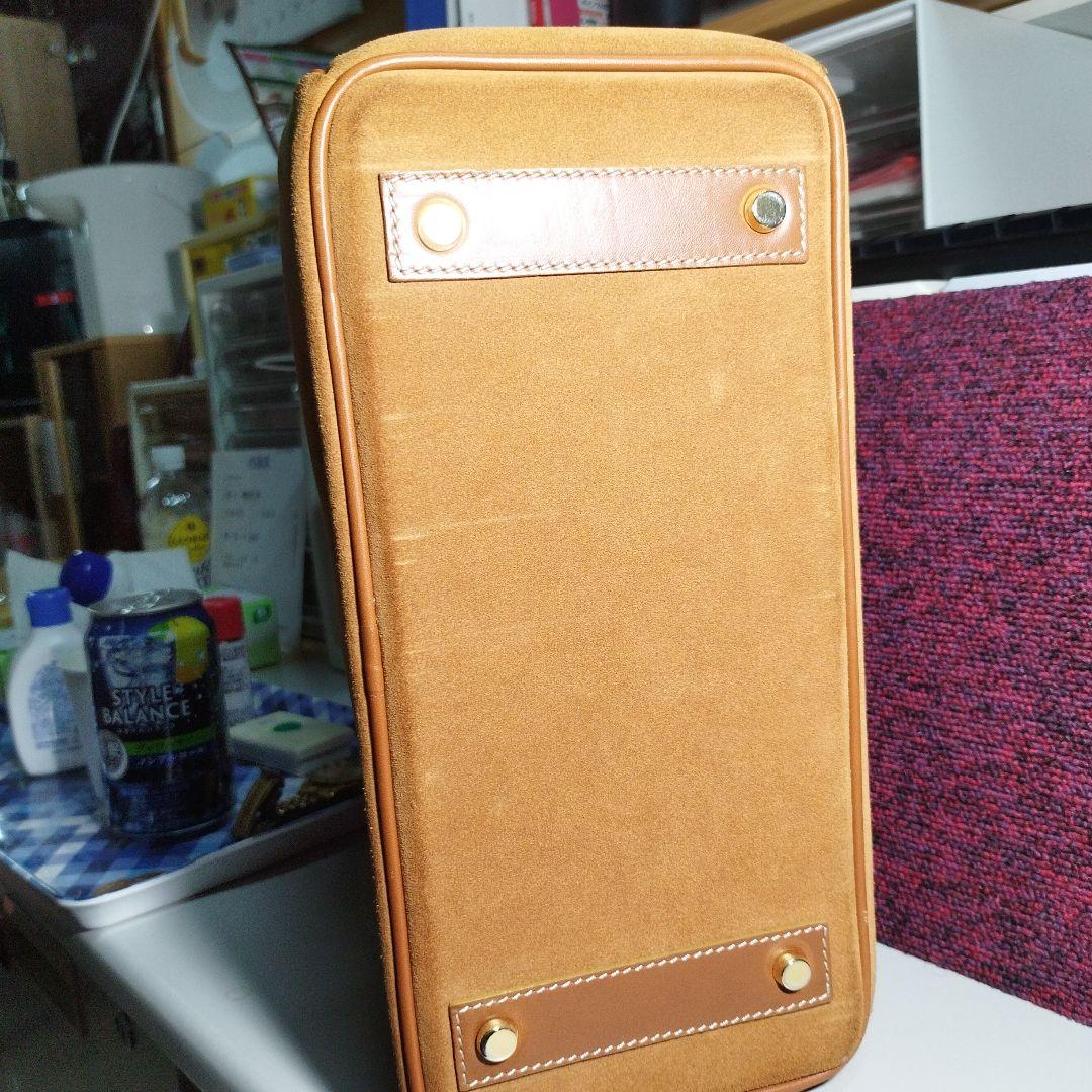 激レア　HIGH-CLASS キャメル スエード バッグ　現状販売　横幅30cm