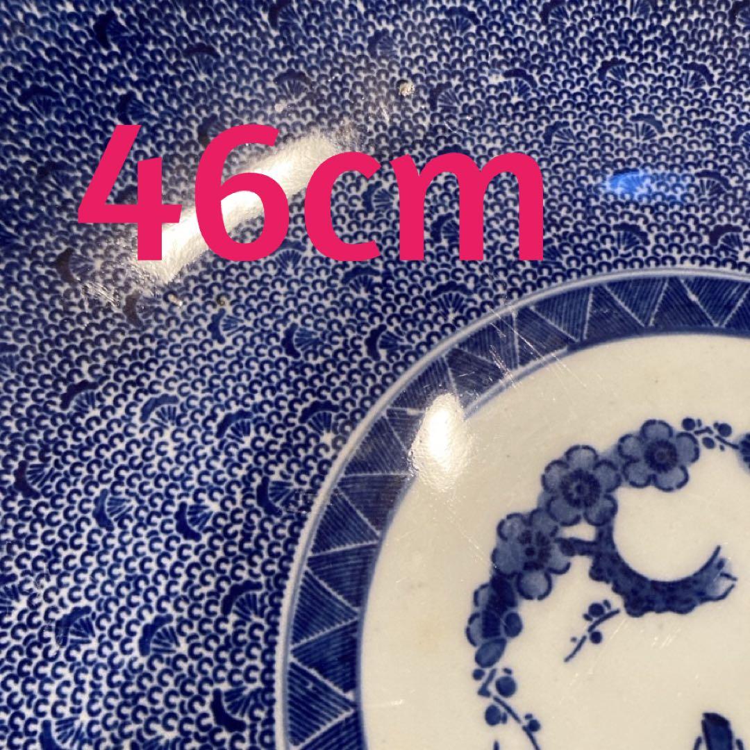 微塵唐草　大皿　尺5寸