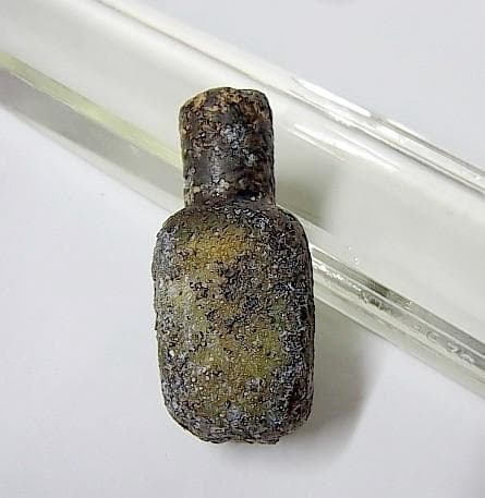 ★R3001★古代　ガラス　小瓶　化粧顔料　香料瓶　イラン出土