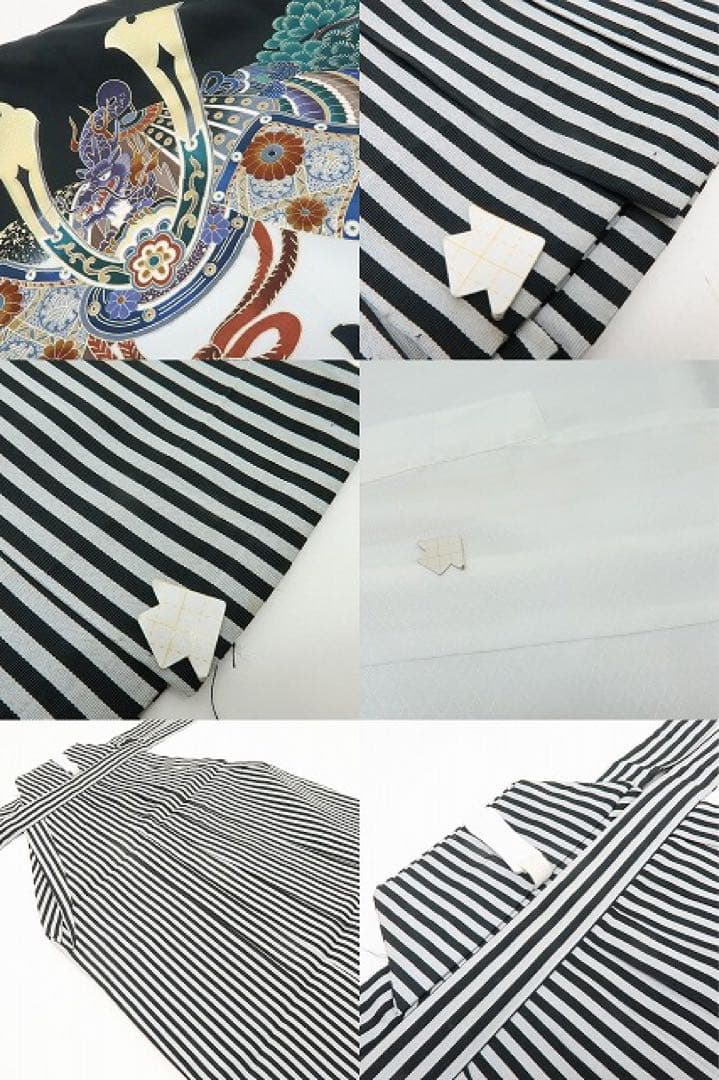 ちょこぷりんページ✺新品 七五三 ５歳 男児 ４点セット 着物 C2