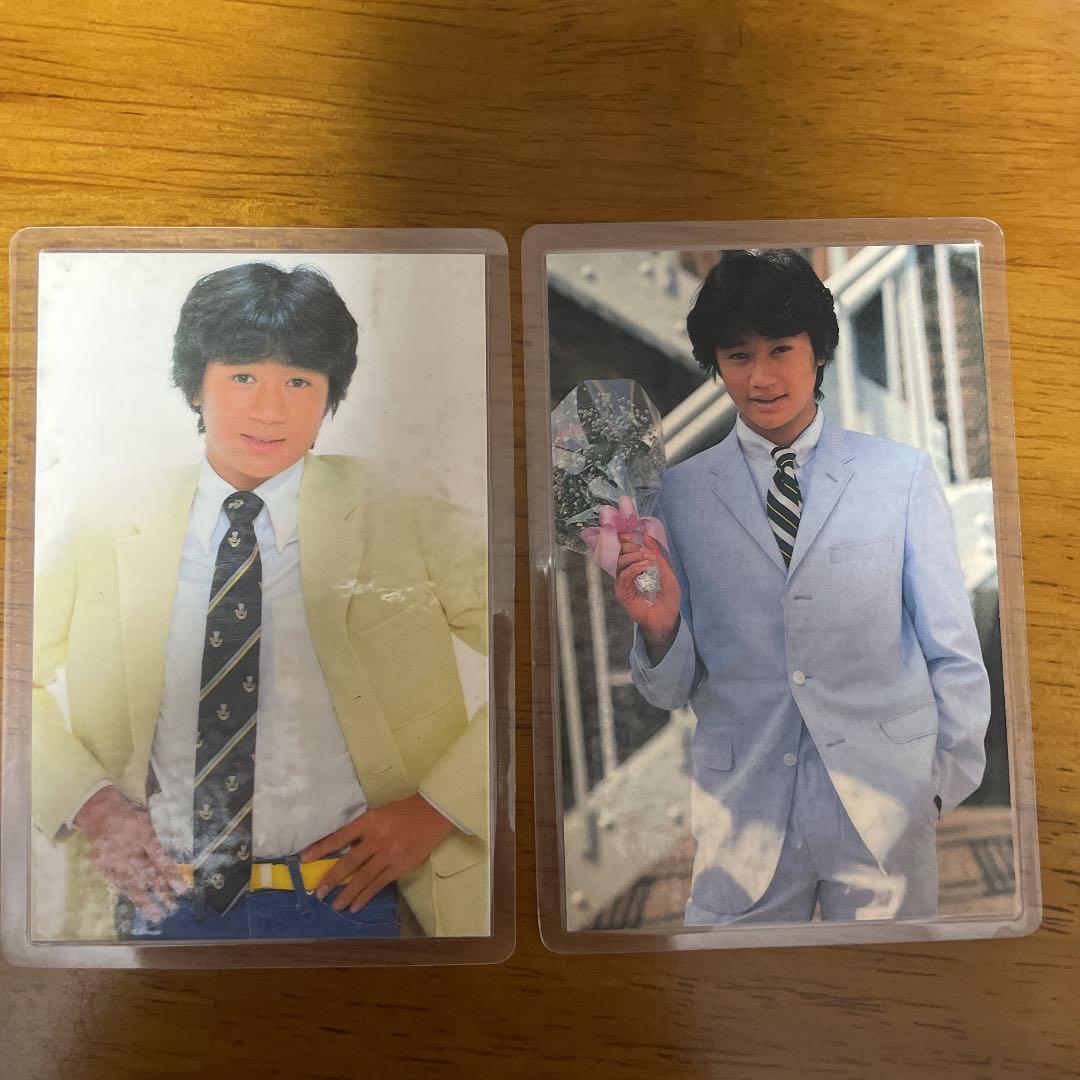 近藤真彦プロマイド2枚組