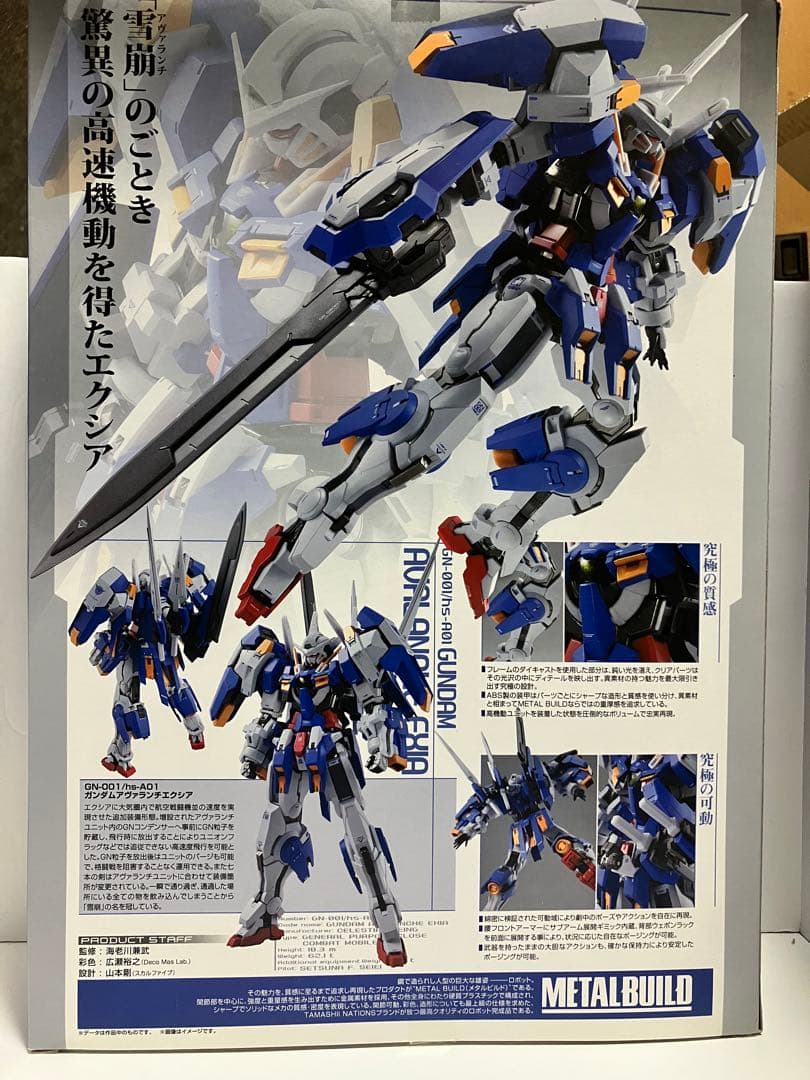 l build メタルビルド アヴァランチエクシア オプションパーツ付き