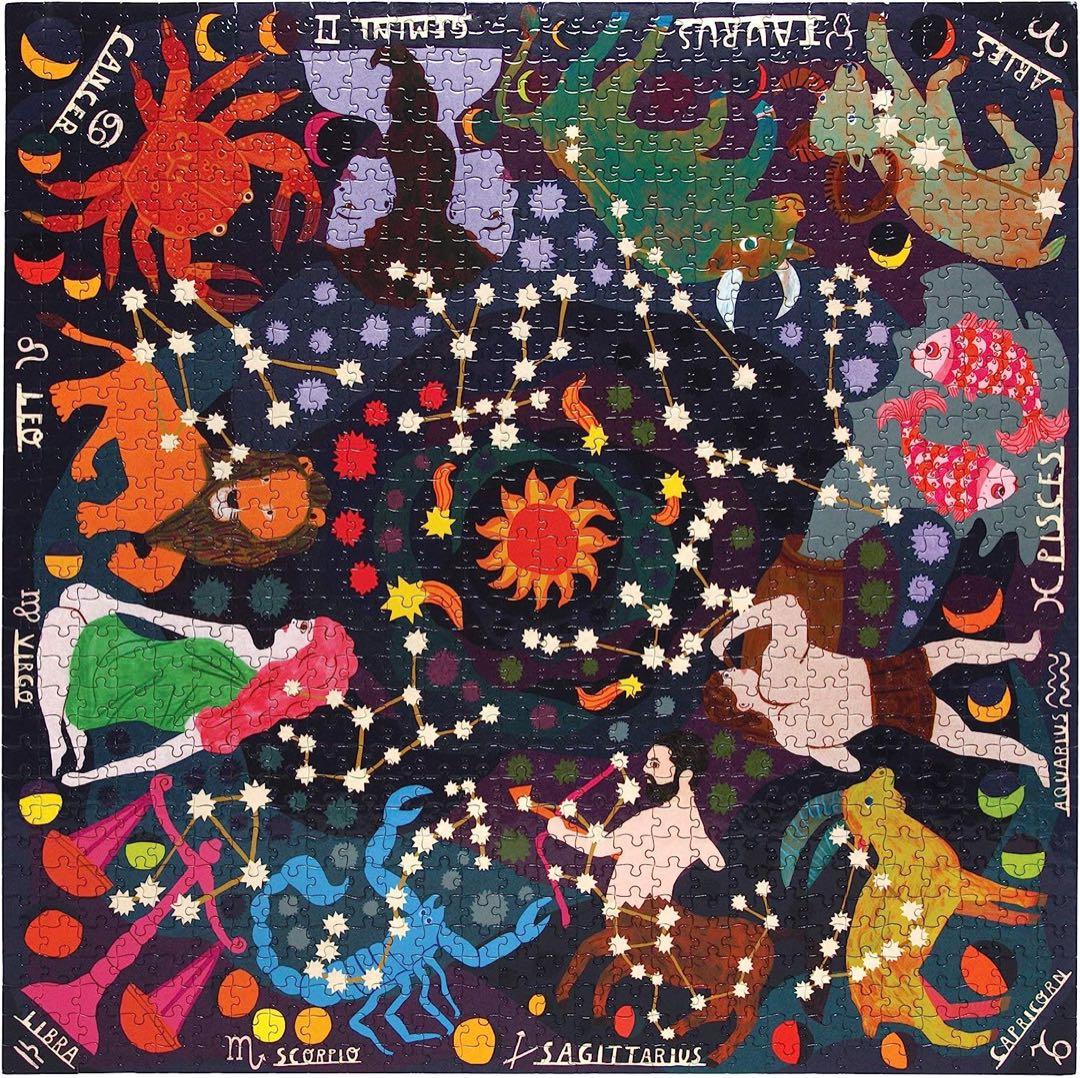 廃番品 ジグソーパズル アメリカ Zodiac 蓄光1008ピース
