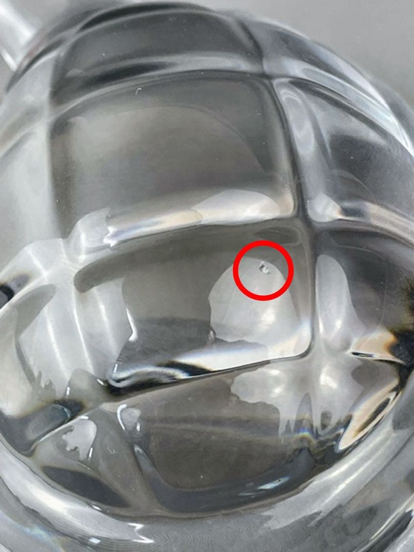 バカラ 亀 かめ カメ クリスタル 置物 ぺーパーウェイト オブジェ