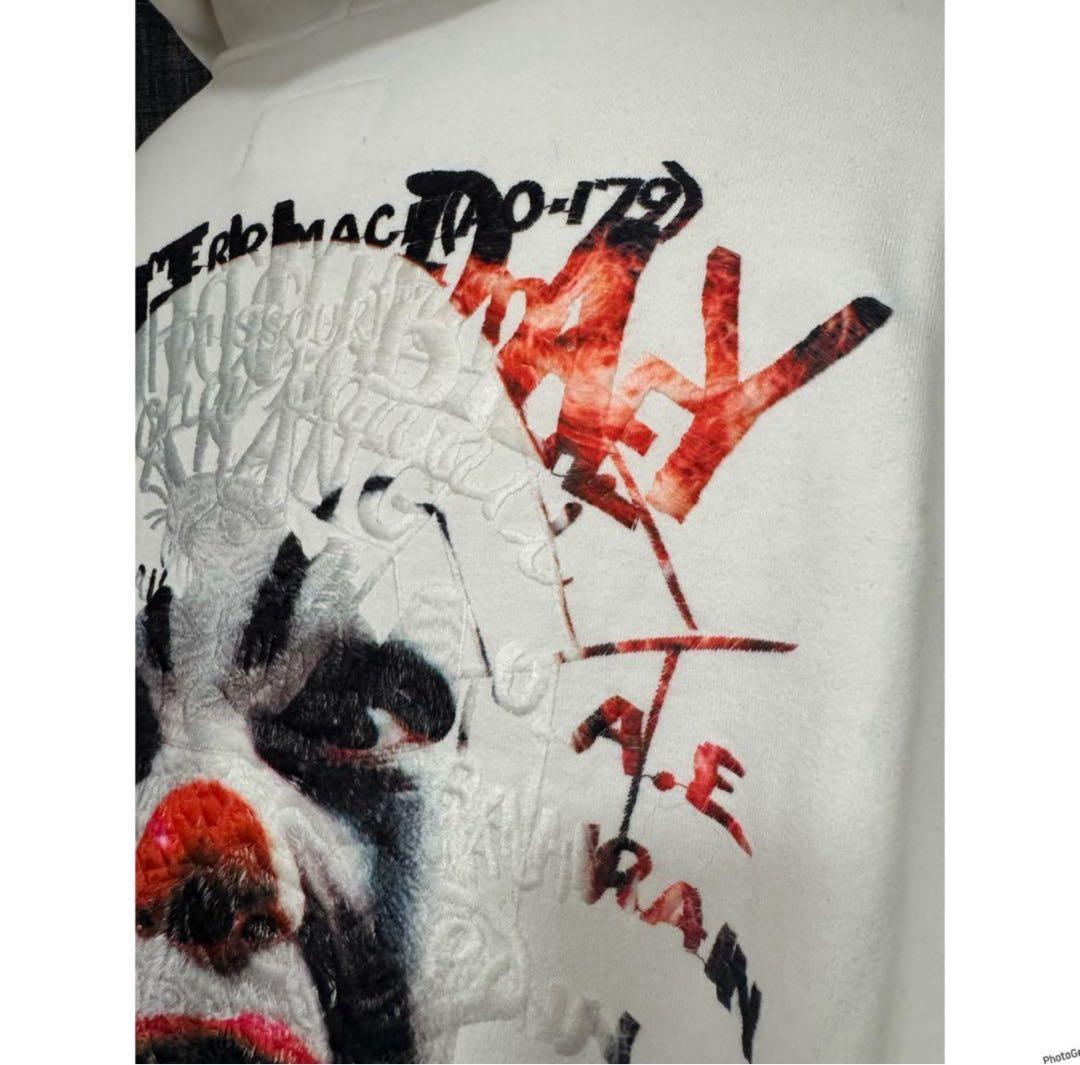 定価51700円 Doublet ダブレット 刺繍　フーディ　パーカー　ホワイト