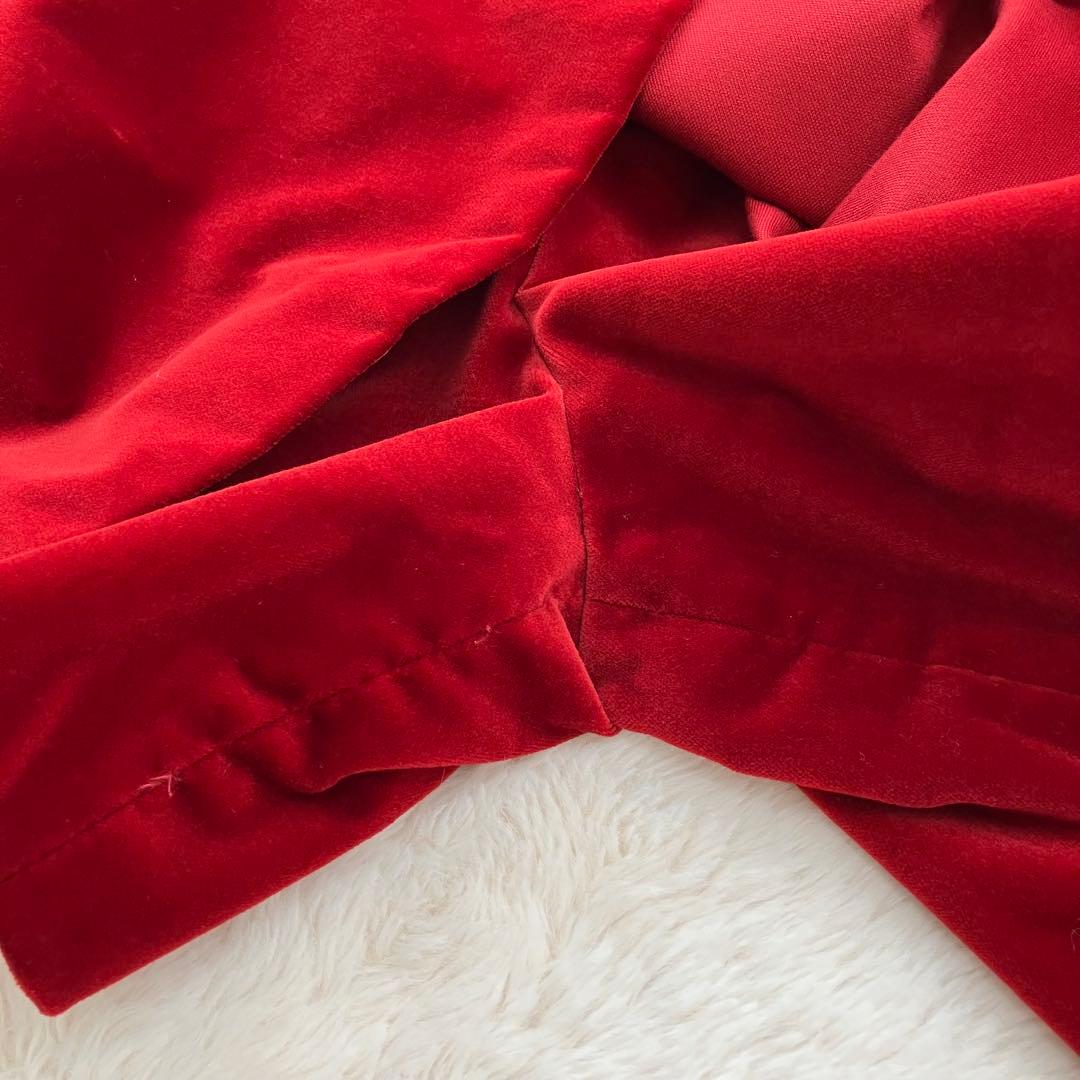 【美品】 ヴィヴィアンウエストウッド ベロア キュロット オーブ釦 40 レッド