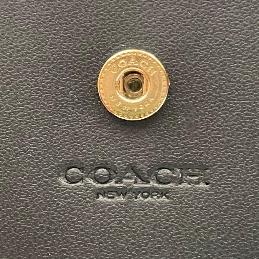 COACH コーチ スナップ折り財布 シグネチャー C3309 IMCBI
