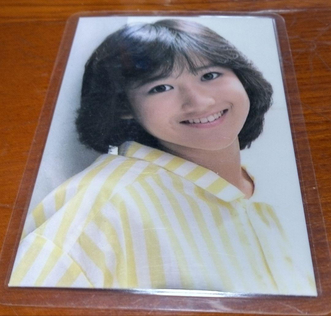 岡田 由紀子 ブロマイドカード 1枚