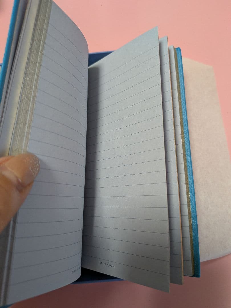 即日発送可！【新品・未使用】スマイソン パナマノート（ノート）ターコイズブルー