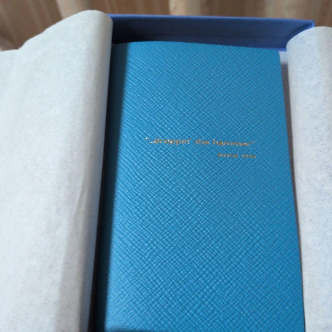 即日発送可！【新品・未使用】スマイソン パナマノート（ノート）ターコイズブルー