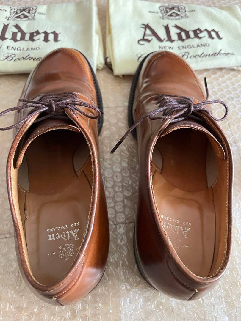 オールデン54382 Vチップ 7C ウイスキーコードバン