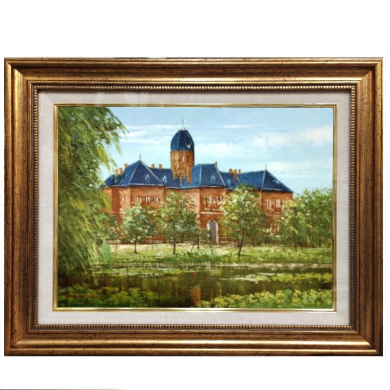 ☆広瀬和之☆「旧道庁」油絵　F6号　新品額！