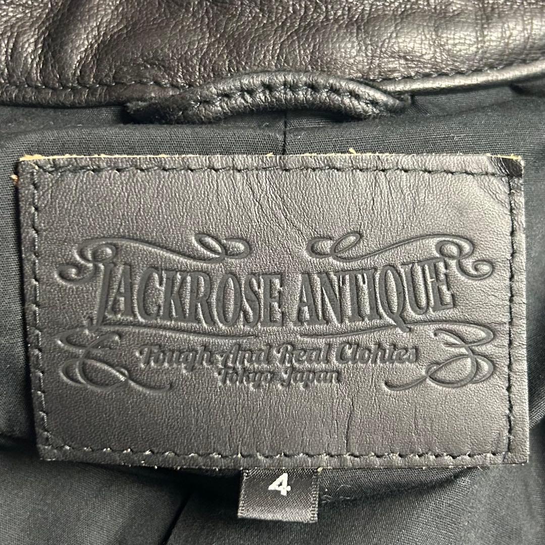 【美品】ジャックローズ/アンティークライン/ゴートレザージャケット/ヴィンテージ