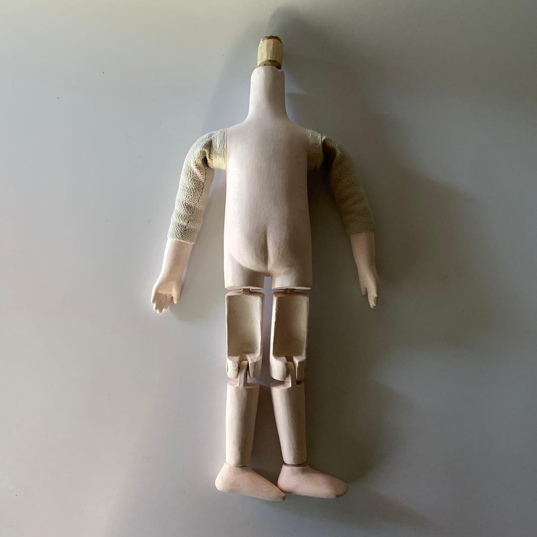 希少 三つ折人形 頭部欠損 関節人形 古道具 骨董 トルソー ドール マネキン