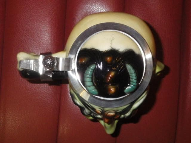 デビル★スカル★タンカード★ツーフェイス★悪魔★置物★髑髏★ビアマグ★ビンテージ