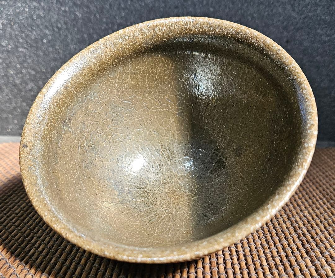 【名品❗】中国古美術　中国古陶磁　褐釉　天目茶碗　伝世時代箱附属　茶道具　茶器