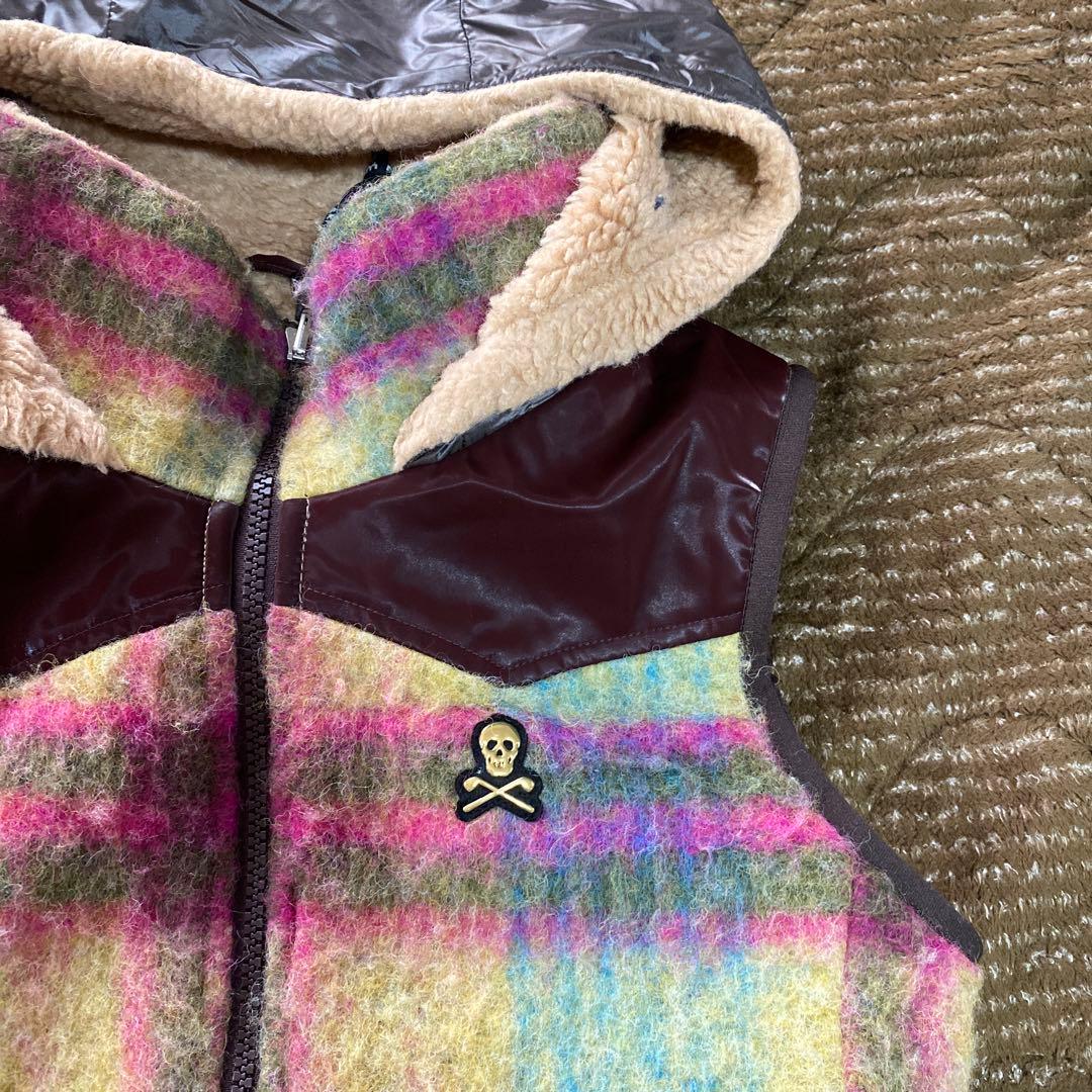 ももこリバーシブルフリースベスト