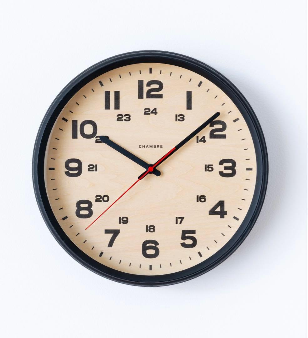 新品 INTERZERO インターゼロ CHAMBRE CH-050BK 時計