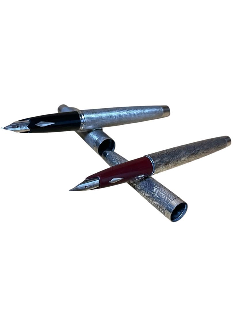 2本セット　プラチナ万年筆 プラチナ・プラチナ（中字） Pt. Alloy