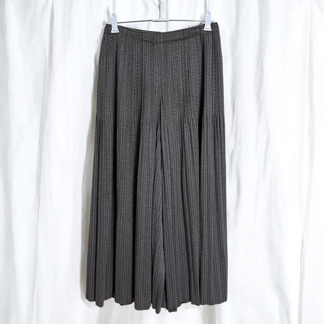 【✨美品✨】pleats please プリーツ ガウチョパンツ ワイド