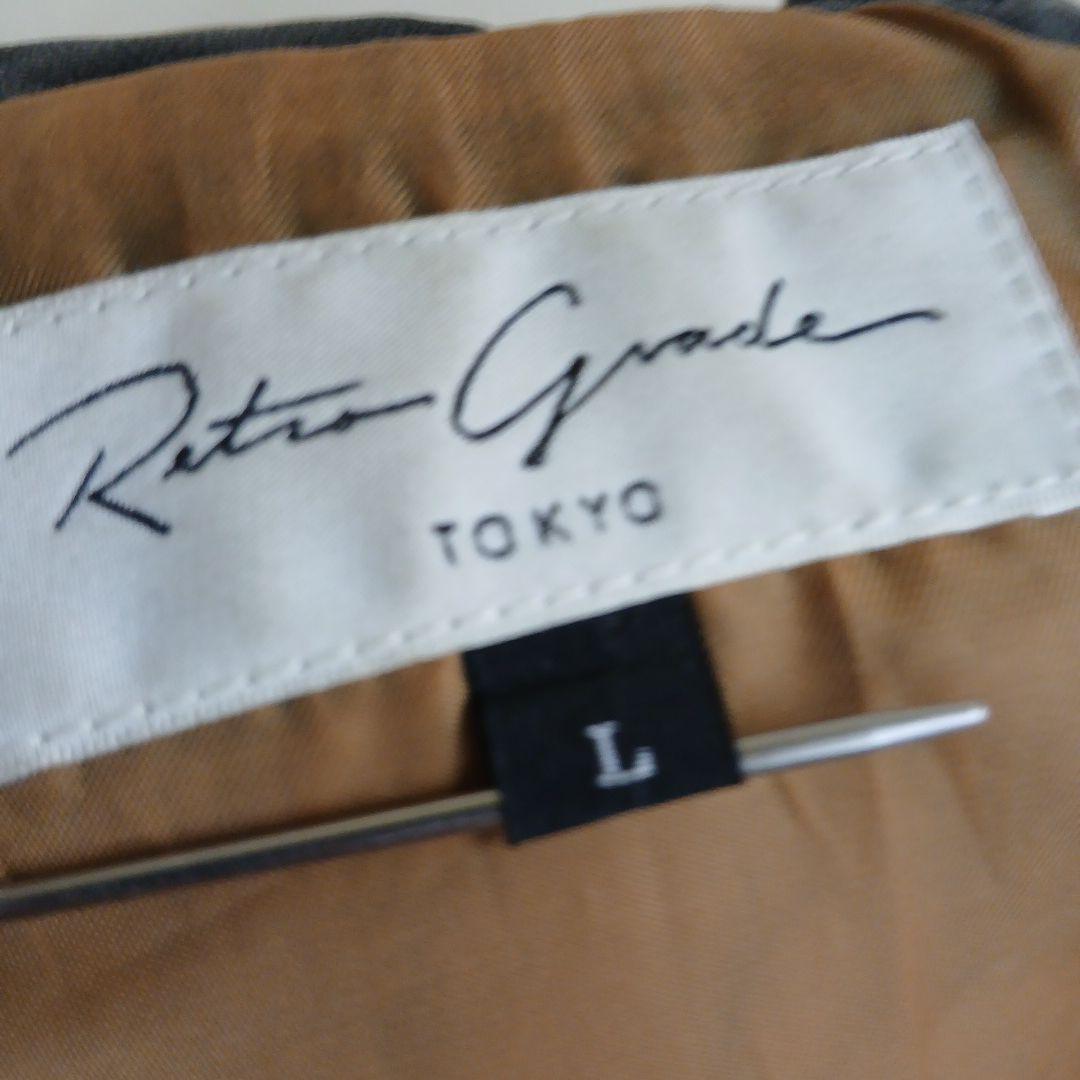 レトログレード襟つきシングルライダースシープスキン